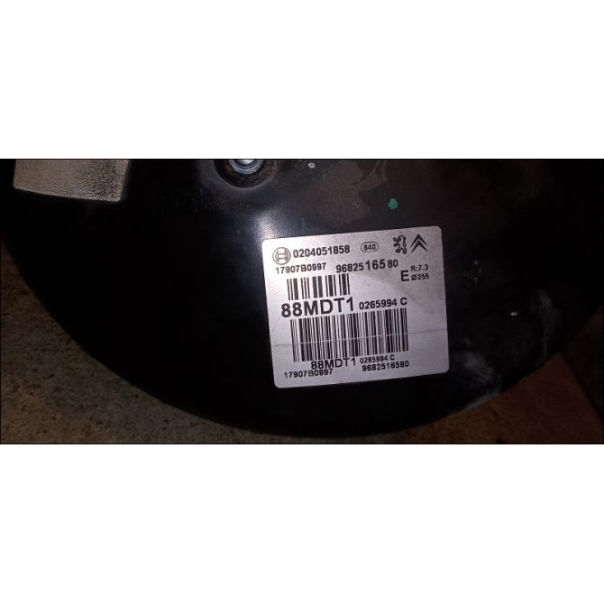 Servo-frein occasion PEUGEOT 308 I Phase 1 09-2007->03-2011 1.6 HDI 16v 90ch 4535AC 3