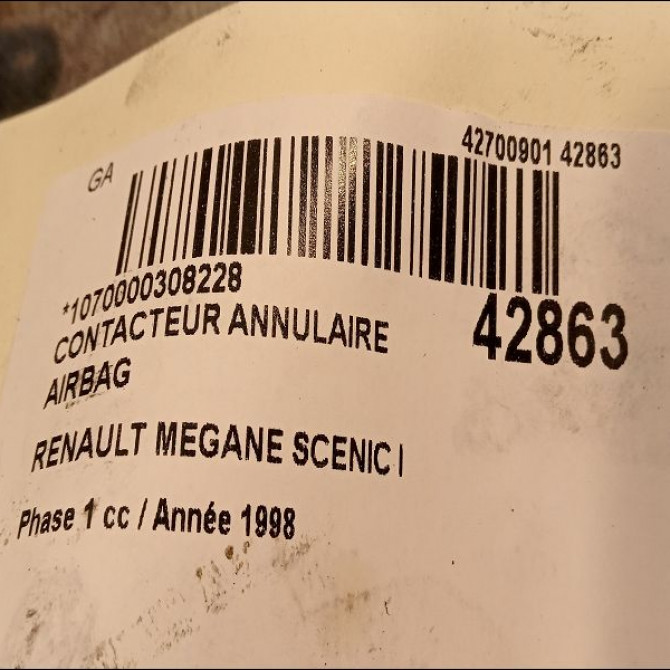 occasion RENAULT MEGANE SCENIC I Phase 1 09-1996->08-1999 1.9 D 7700840099 3