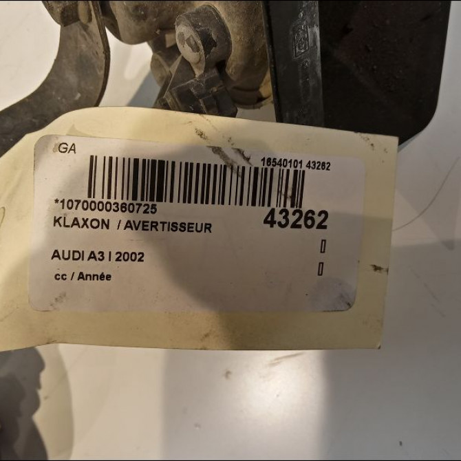 Klaxon  / avertisseur occasion AUDI A3 I 4K6951223 3