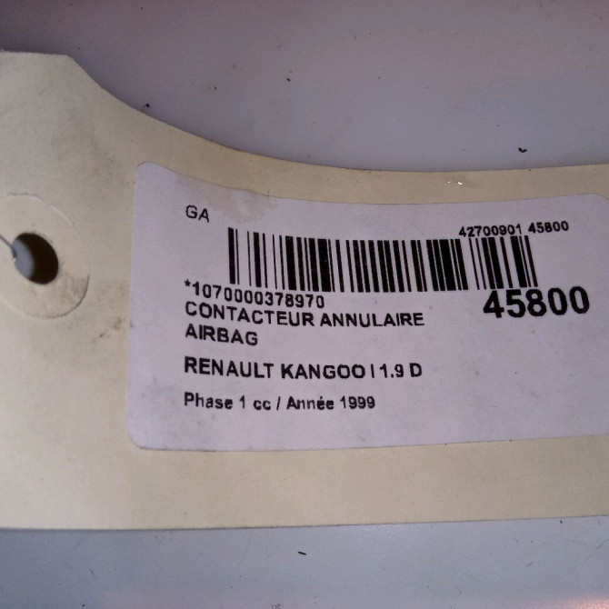 occasion RENAULT KANGOO I Phase 1 09-1997->06-2003 1.9 D 65ch 7700840099 4