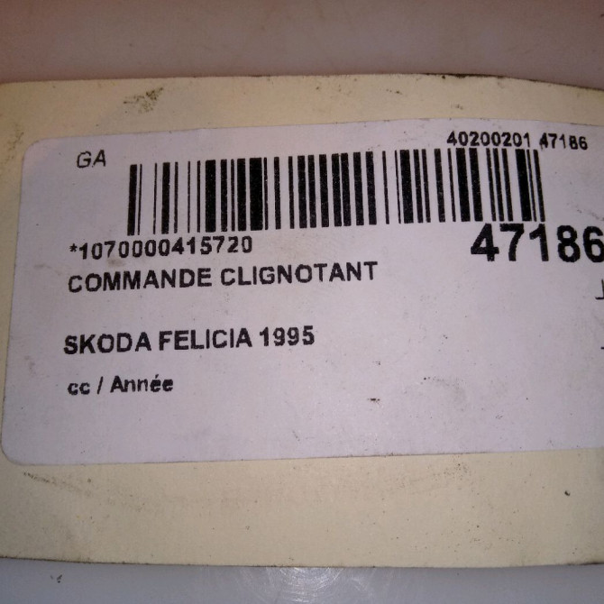 Commande clignotant occasion SKODA FELICIA 5