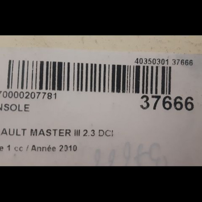 Console occasion RENAULT MASTER III Phase 1 04-2010->... 2.3 DCI 125ch 3