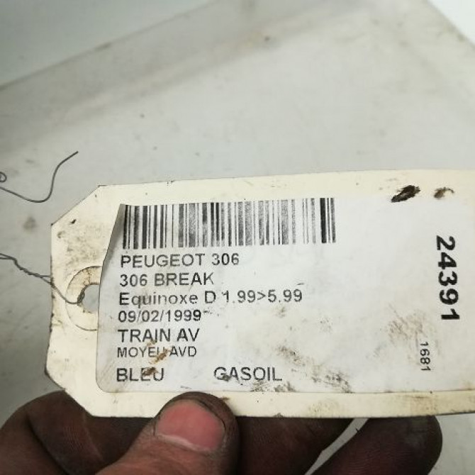 Moyeu avd occasion PEUGEOT 306 Phase 1 09-1994->03-1997 335016 3