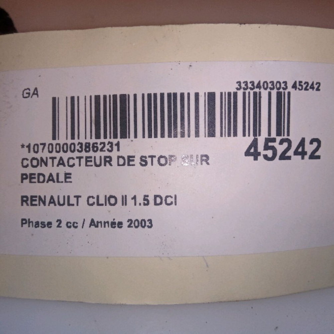 occasion RENAULT CLIO II Phase 2 06-2001->07-2006 1.5 DCI 80ch 4