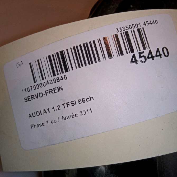 Servo-frein occasion AUDI A1 Phase 1 06-2010->03-2015 1.2 TFSI 86ch 6R1614106G 4