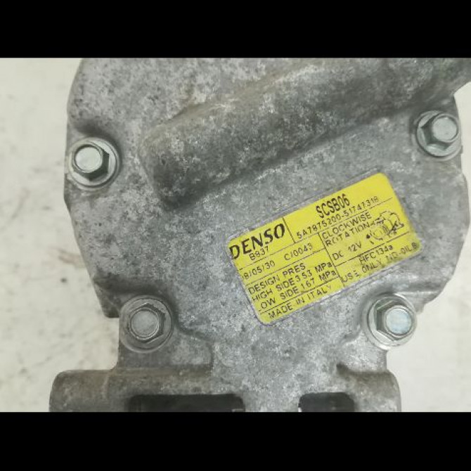 Compresseur air conditionne occasion FIAT PUNTO II Phase 2 05-2003->10-2009 1.2i 60ch 71785268 2