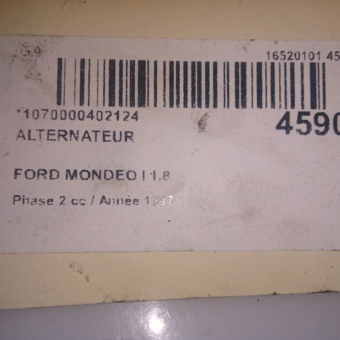 Alternateur occasion FORD MONDEO I Phase 2 10-1996->09-2000 1.8 1406092 7