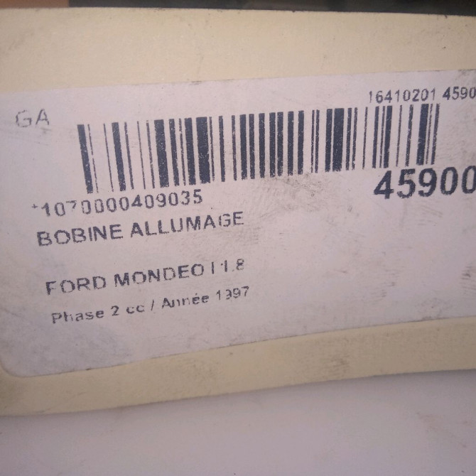 Bobine allumage occasion FORD MONDEO I Phase 2 10-1996->09-2000 1.8 5008196 4