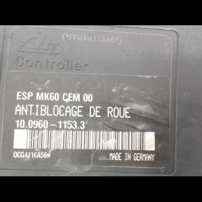 Unité hydraulique ABS occasion PEUGEOT 1007 Phase 1 04-2005->12-2010 1.4 HDI 4541T5 3