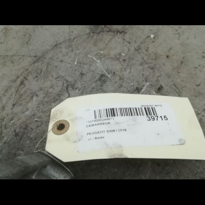 Démarreur occasion PEUGEOT 5008 II 9825233080 5