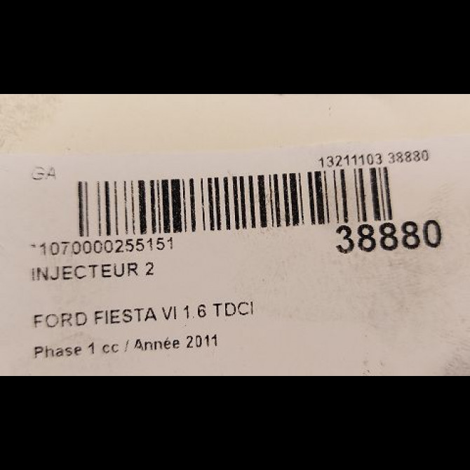 occasion FORD FIESTA VI Phase 1 10-2008->11-2012 1.6 TDCI 95ch 1696927 3