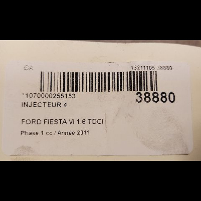 occasion FORD FIESTA VI Phase 1 10-2008->11-2012 1.6 TDCI 95ch 1696927 3