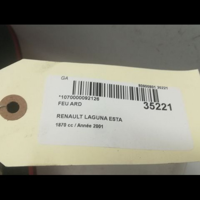 Feu arrière droit occasion RENAULT LAGUNA II Phase 1 11-2000->03-2005 1.9 DCI 120ch 8200703489 3