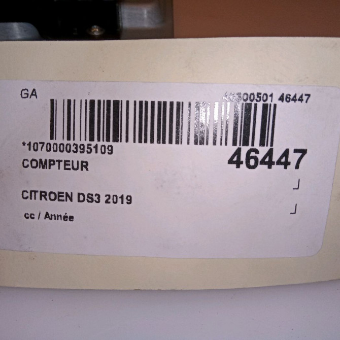 Compteur occasion CITROEN DS3 9842758480 4