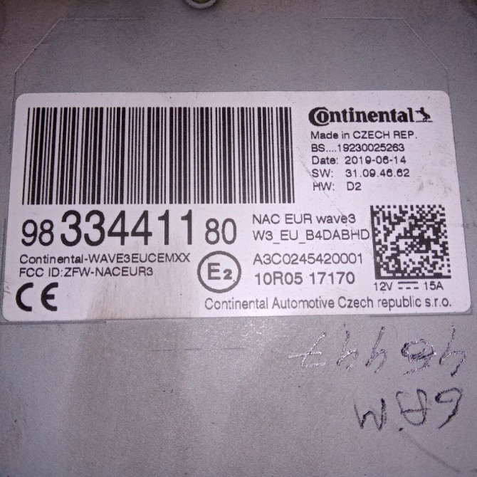 Autoradio occasion CITROEN DS3 1680003480 4