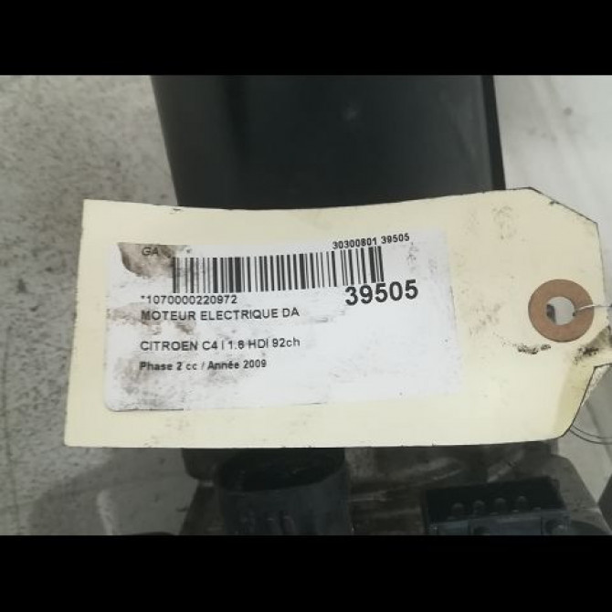 Moteur electrique de direction assistée occasion CITROEN C4 I Phase 2 07-2008->10-2010 1.6 HDI 92ch 4007VT 3