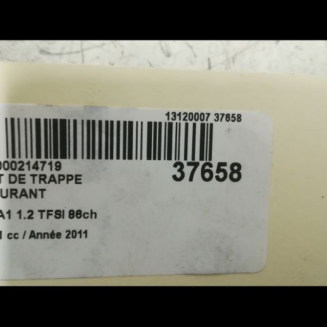 Volet de trappe carburant occasion AUDI A1 Phase 1 06-2010->03-2015 1.2 TFSI 86ch 8X0809907GRU 2