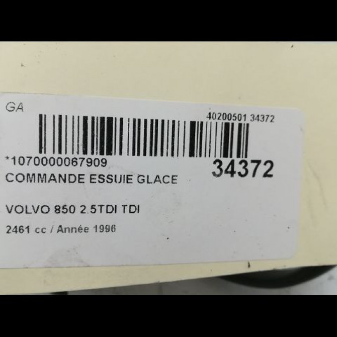 Commande essuie glace occasion VOLVO 850 Phase 2 07-1993->12-1996 2.5 TDI 140ch 9128367 8