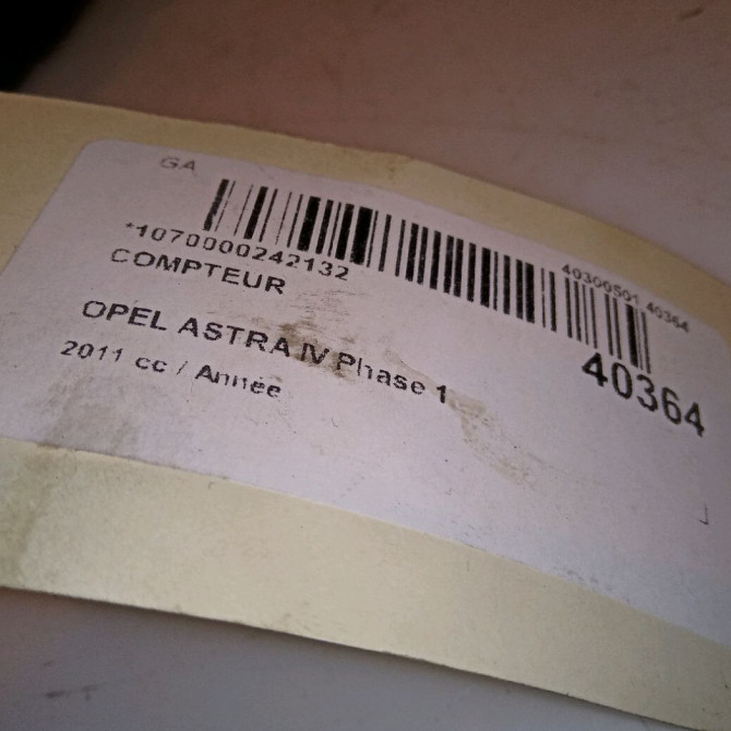 Compteur occasion OPEL ASTRA IV Phase 1 01-2010->06-2012 13374901 4