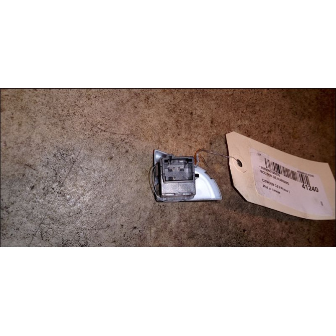 Bouton de warning occasion CITROEN C5 II Phase 1 04-2008->... 649054 2