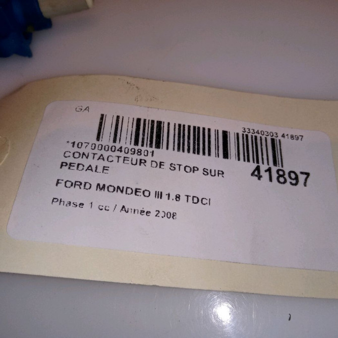 occasion FORD MONDEO III Phase 1 06-2007->09-2010 1.8 TDCI 125ch 5