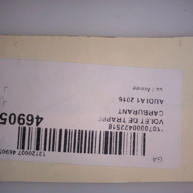 Volet de trappe carburant occasion AUDI A1 8X0809907GRU 4