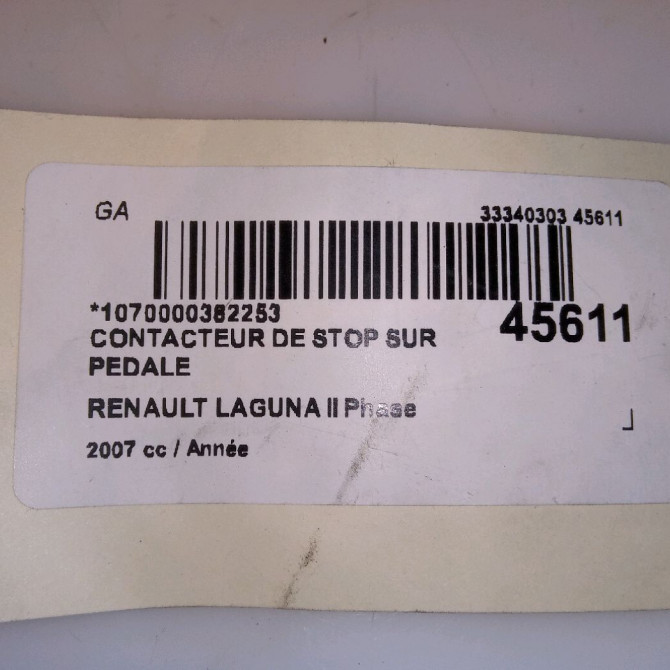 occasion RENAULT LAGUNA II Phase 2 ESTATE 03-2005->09-2007 8200276361 3