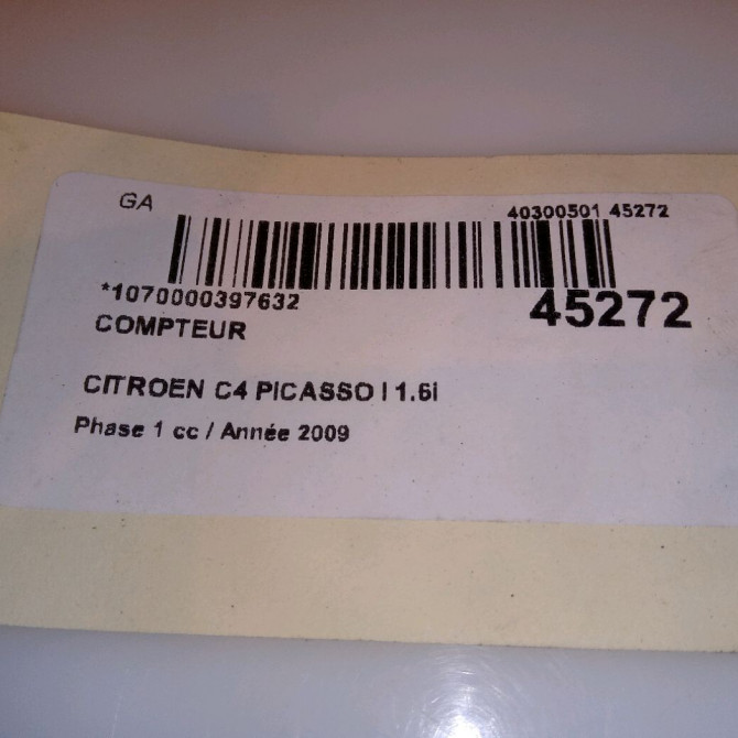 Compteur occasion  6103KX 4