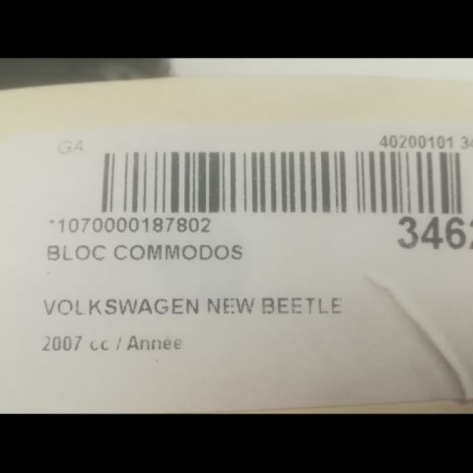 Bloc commodos occasion VOLKSWAGEN NEW BEETLE I Phase 2 10-2005->10-2011 5