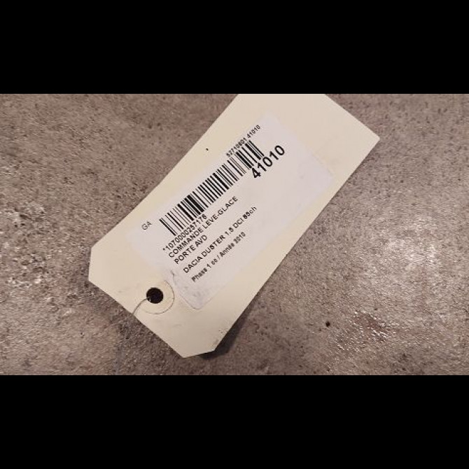 Commande lève-glace porte avant droite occasion DACIA DUSTER Phase 1 03-2010->12-2013 1.5 DCI 85ch 8200602227 2