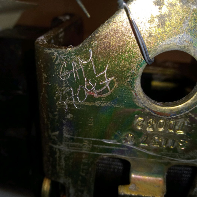 Ceinture arrière gauche occasion FORD COUGAR Phase 1 10-1998->07-2001 2.5i 170ch 1074238 3