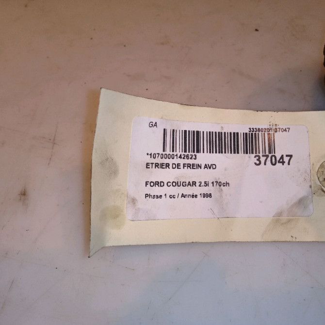 Etrier de frein avant droit occasion FORD COUGAR Phase 1 10-1998->07-2001 2.5i 170ch 1478469 4