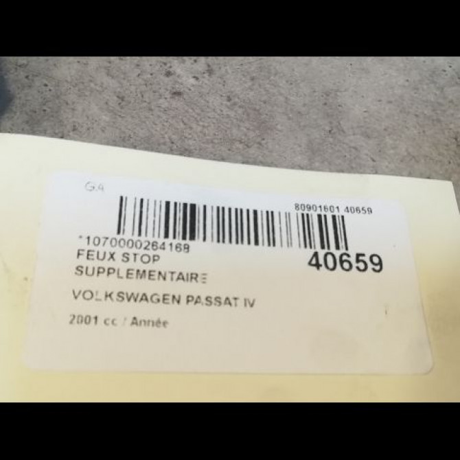 Feux stop supplementaire occasion VOLKSWAGEN PASSAT IV Phase 2 10-2000->03-2005 1J5945121D 3