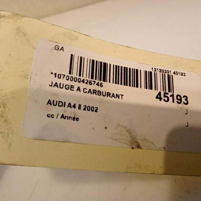 Jauge a carburant occasion AUDI A4 II 4