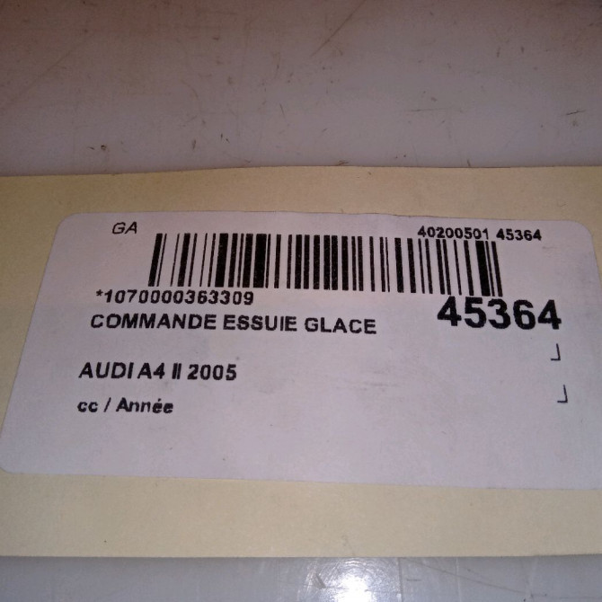 Commande essuie glace occasion AUDI A4 II 4