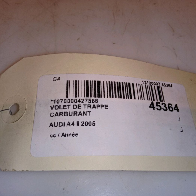 Volet de trappe carburant occasion AUDI A4 II 4