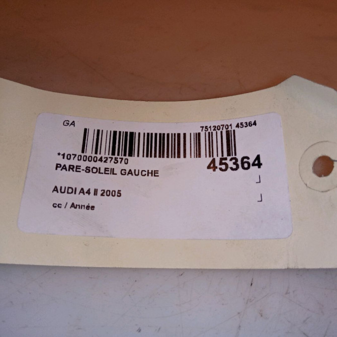 Pare-soleil gauche occasion AUDI A4 II 4