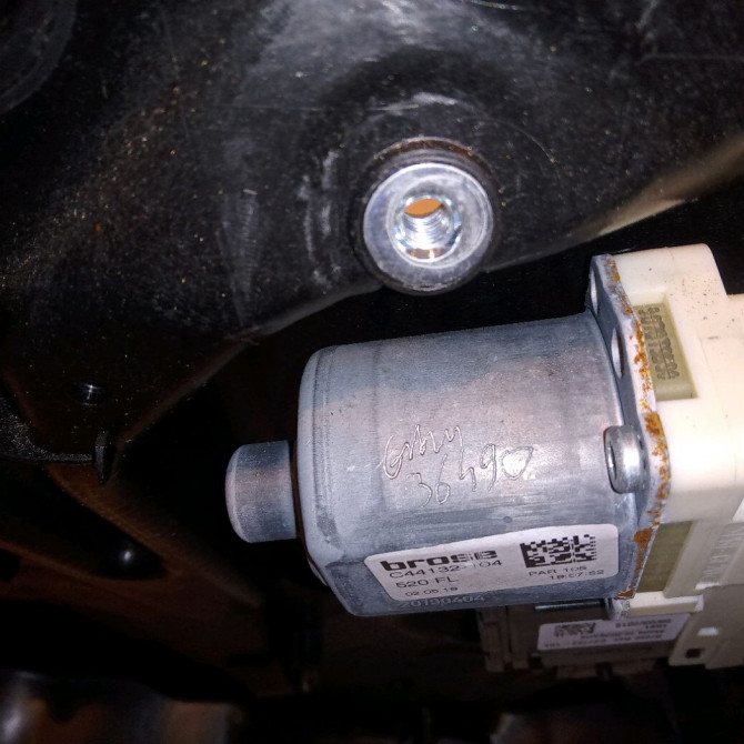 Mecanisme+moteur leve-glace avg occasion JEEP RENEGADE Phase 1 09-2014->... 71777158 3