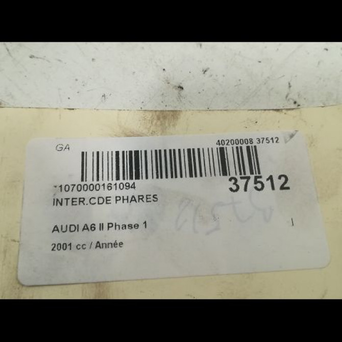 Interrupteur commande de phares occasion AUDI A6 II Phase 1 06-1997->07-2001 8L0953513J01C 3