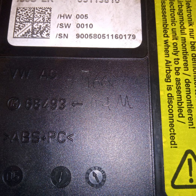Bloc commodos occasion VOLKSWAGEN PASSAT V Phase 1 03-2005->10-2010 2.0 TDI 140ch 3C9953513AG9B9 3