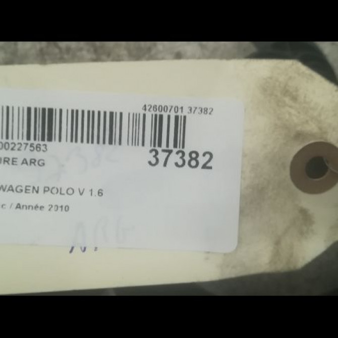 Ceinture arrière gauche occasion VOLKSWAGEN POLO V POLO V Phase 1 2009-09-01->2014-05-31 1.6 TDI 75ch 6C0857805RAA 2