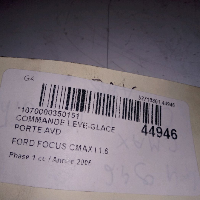 Commande lève-glace porte avant droite occasion FORD FOCUS CMAX I Phase 1 09-2003->03-2007 1.6 TDCI 110ch 1223143 3