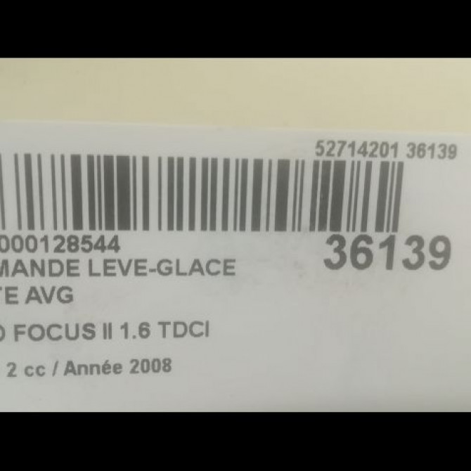 Commande lève-glace porte avant gauche occasion FORD FOCUS II Phase 2 01-2008->12-2010 1.6 TDCI 90ch 1547152 3