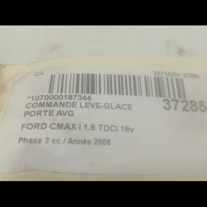 Commande lève-glace porte avant gauche occasion FORD CMAX I Phase 2 03-2007->09-2010 1.6 TDCI 16v 90ch 1547152 3