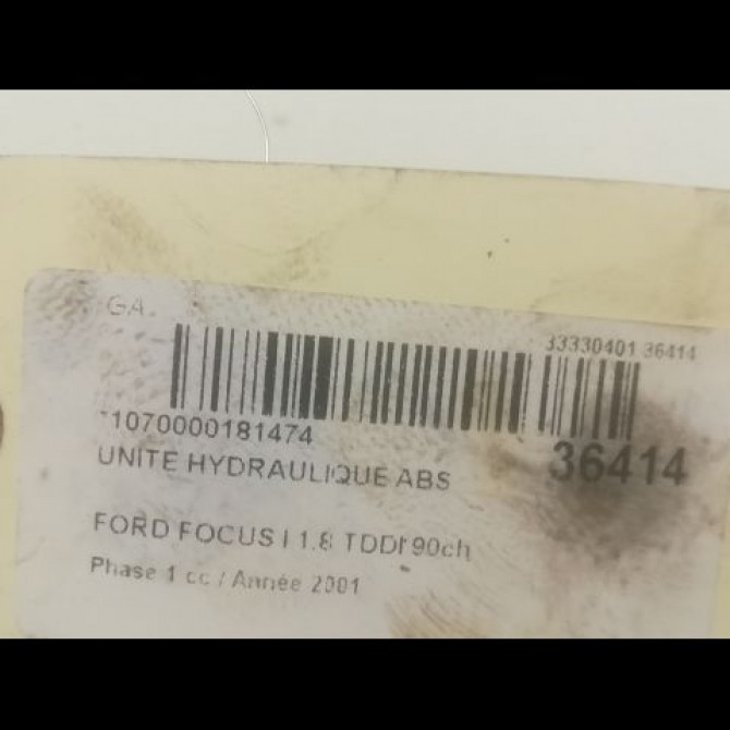 Unité hydraulique ABS occasion FORD FOCUS I Phase 1 10-1998->09-2004 1.8 TDDI 90ch 3