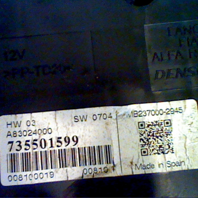 Commande de chauffage occasion FIAT PUNTO EVO III Phase 1 10-2009->12-2013 1.3 MULTIJET 75ch 735523091 3