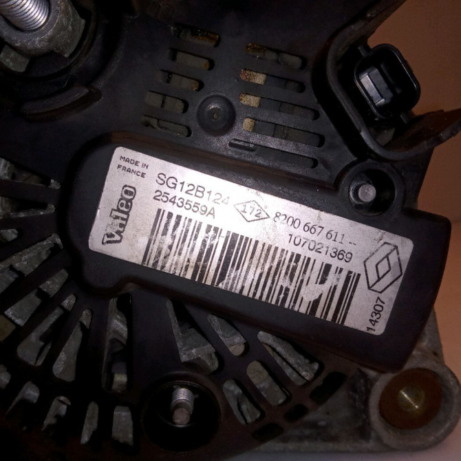 Alternateur occasion RENAULT SCENIC II Phase 2 09-2006->04-2009 1.9 DCI 130ch 8200660041 4