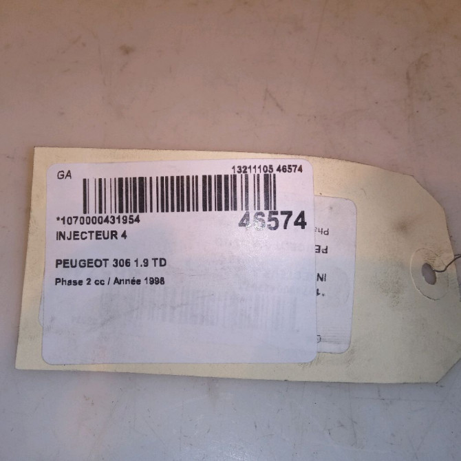 occasion PEUGEOT 306 Phase 2 04-1997->03-2002 1.9 TD 1984A0 5