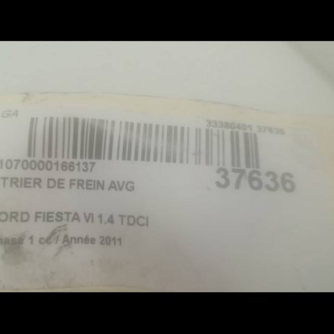 Etrier de frein avant gauche occasion FORD FIESTA VI Phase 1 10-2008->11-2012 1.4 TDCI 70ch 1766840 3