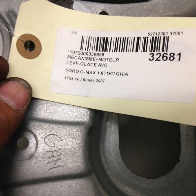 Mecanisme+moteur leve-glace avg occasion FORD CMAX I Phase 2 03-2007->09-2010 1.8 TDCI 8v 115ch 1738645 3